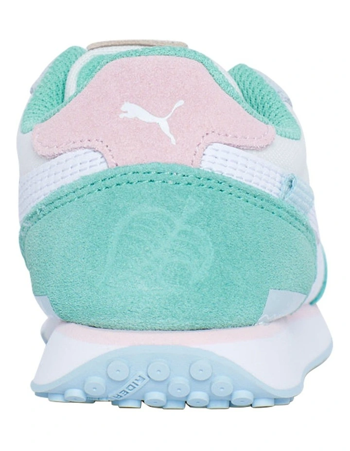 F Rider Animal Crossing Self-Fastening Infant Pink Sneakers image 3