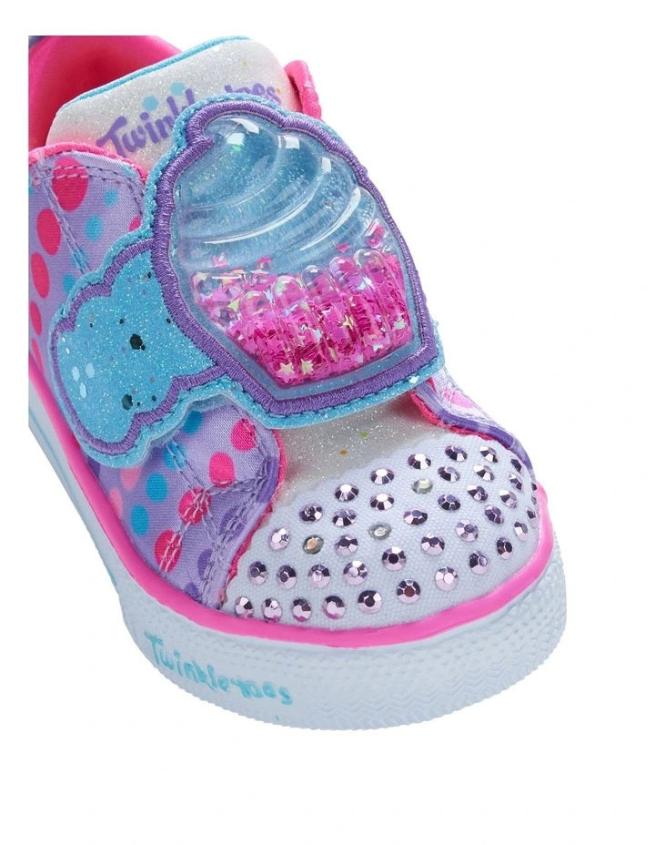 Twinkle Toes Shuffle Lite Treat Infant Girls Sneakers image 3