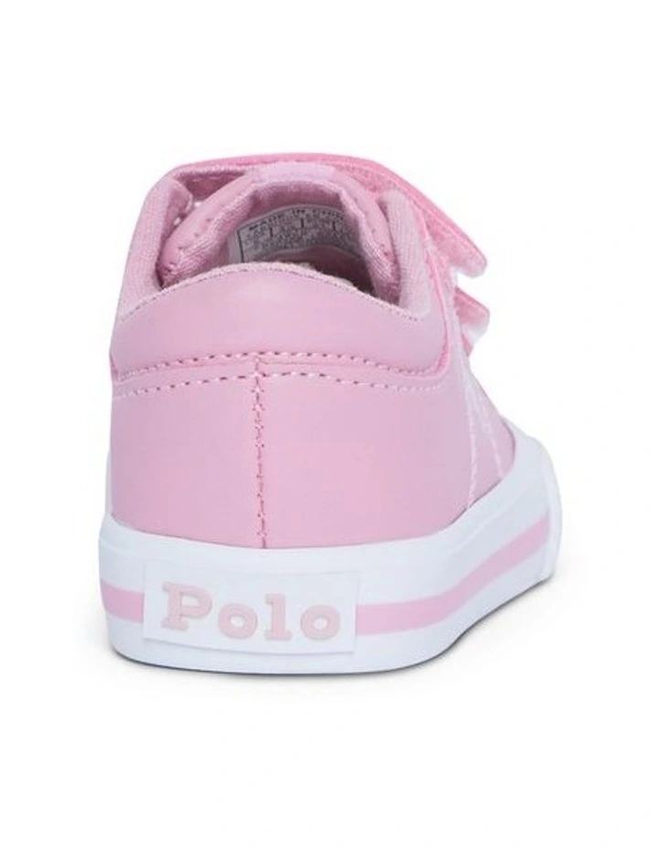Elmwood Tumbled Infant Pink and White Sneakers image 3