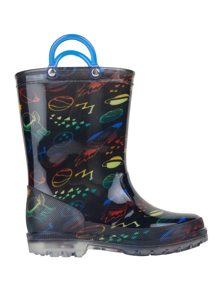 Charlie Space Black Gumboots image 1