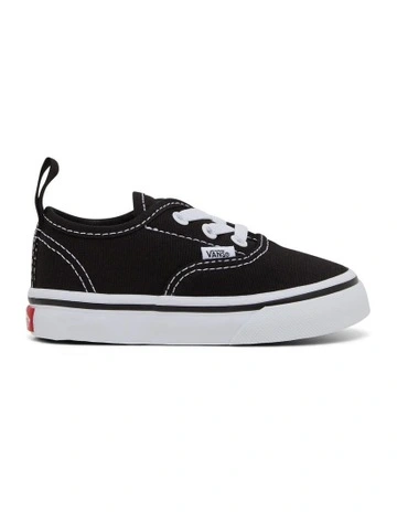 Authentic Elastic lace Infant Black/White Sneakers