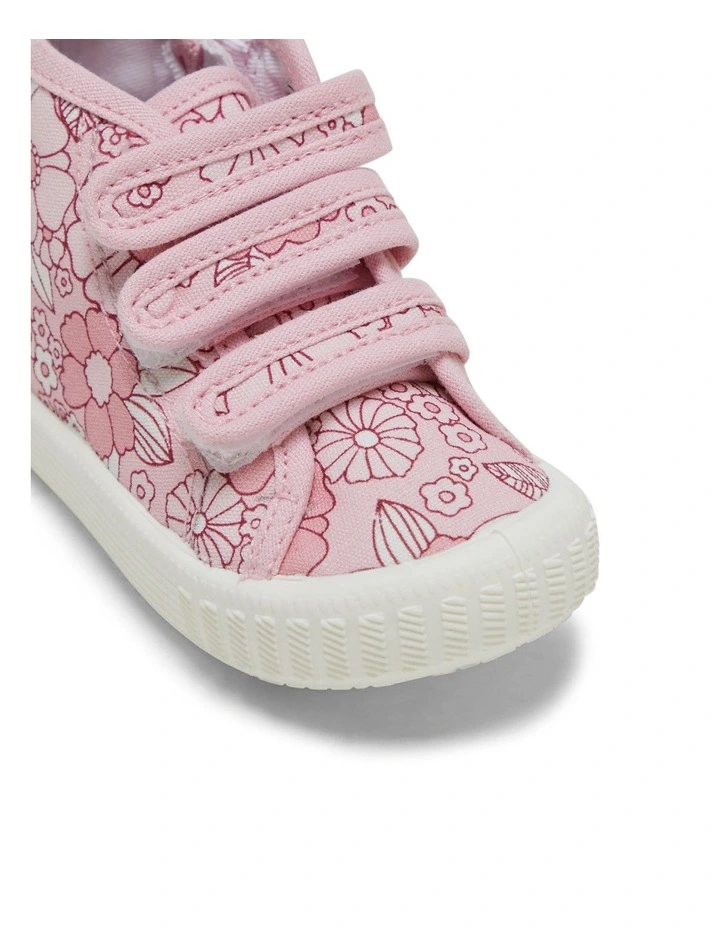Play Billie Floral Hi Top Pink Sneakers image 4