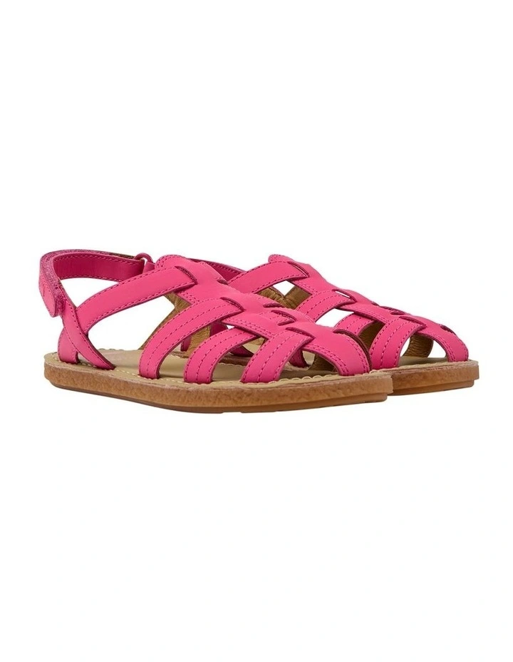 Miko Cage Toe Youth  Sandals In Bright Pink image 4