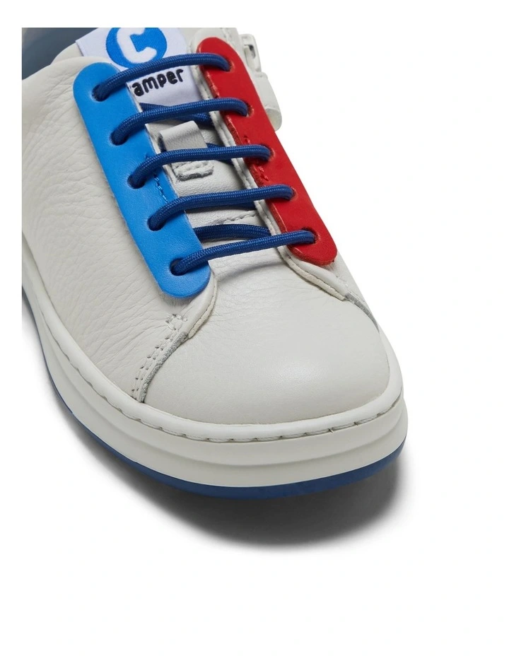 Twins Block Sneaker Youth White Sneakers image 4