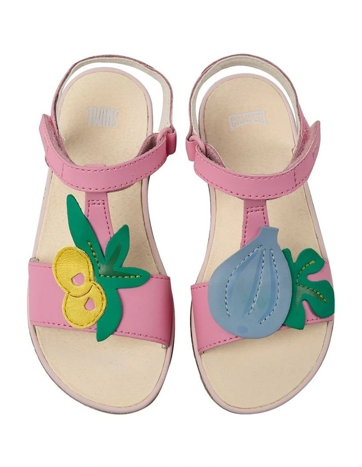 Twins Veggie Youth Sandals In Pink image 2