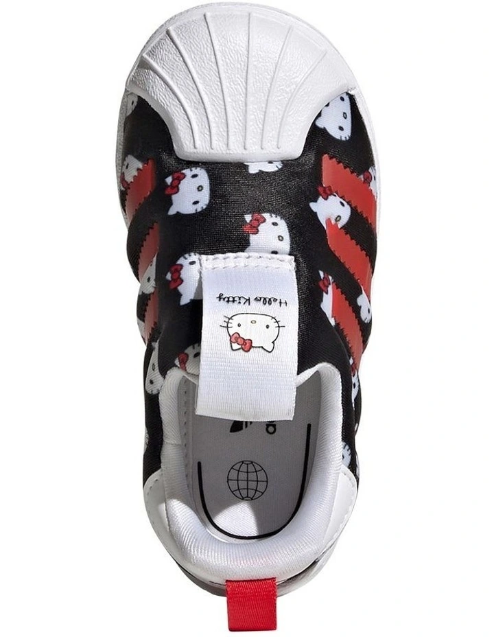Superstar 360 Hello Kitty Infant Sneakers In Black/White image 2
