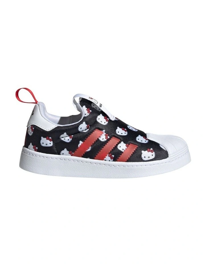 Superstar 360 Hello Kitty Pre-School Sneakers in Black/White image 1