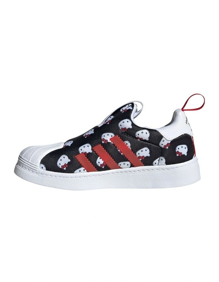 Superstar 360 Hello Kitty Pre-School Sneakers in Black/White image 2