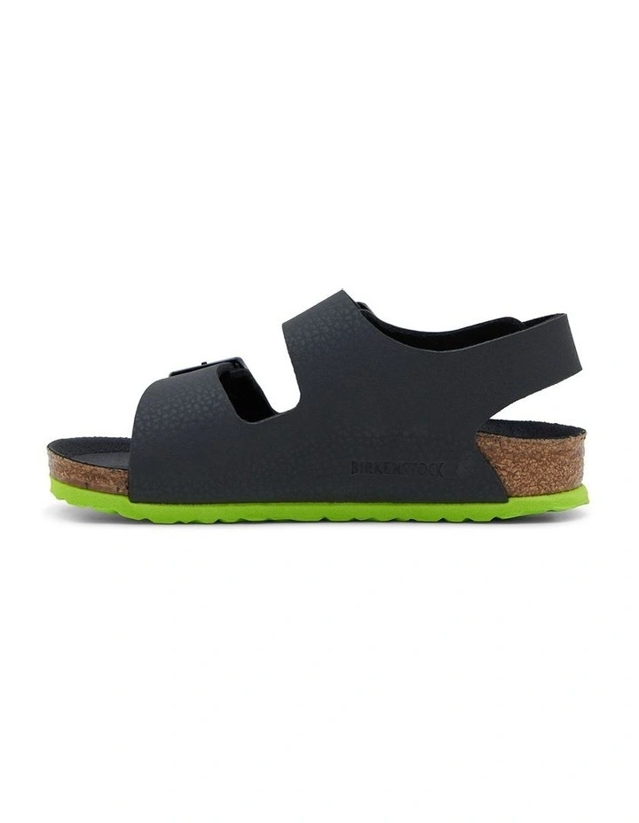 Milano Bf Narrow Children's Sandals in Black image 2