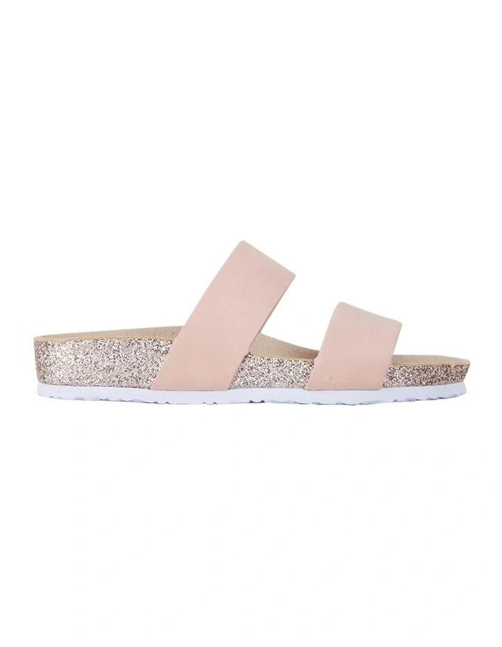 Avery Sparkle Slides in Blush image 1