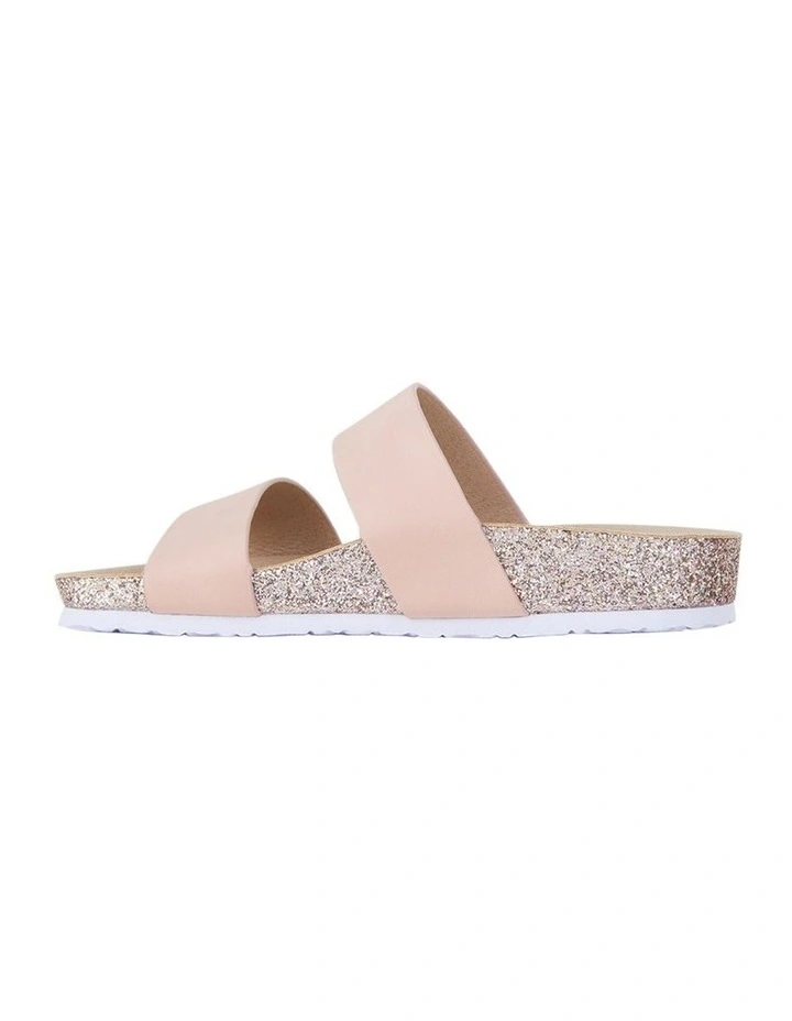 Avery Sparkle Slides in Blush image 2