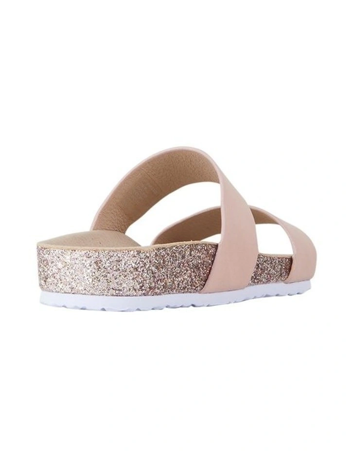 Avery Sparkle Slides in Blush image 3