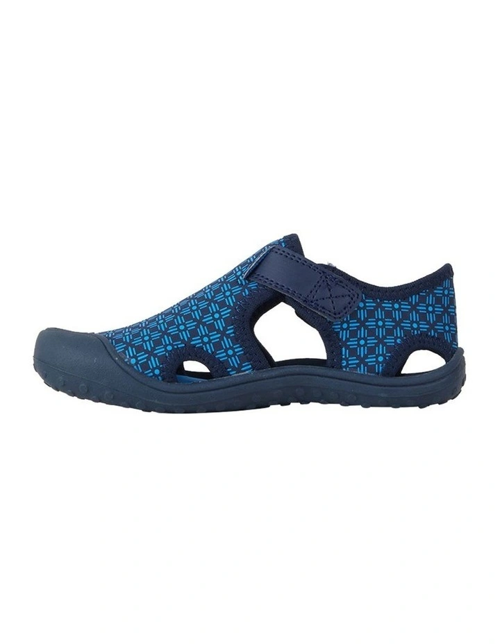 Beach Print Sandals in Navy image 2