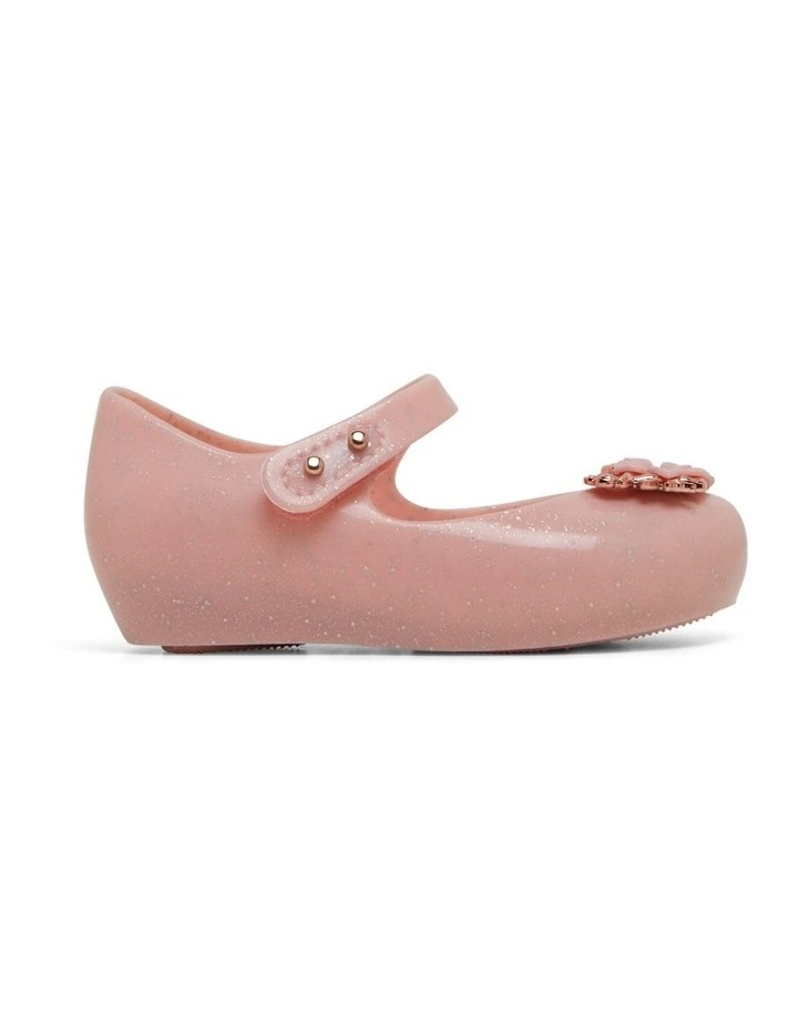 Ultragirl Chrome Flower Bb Shoes In Pink image 1