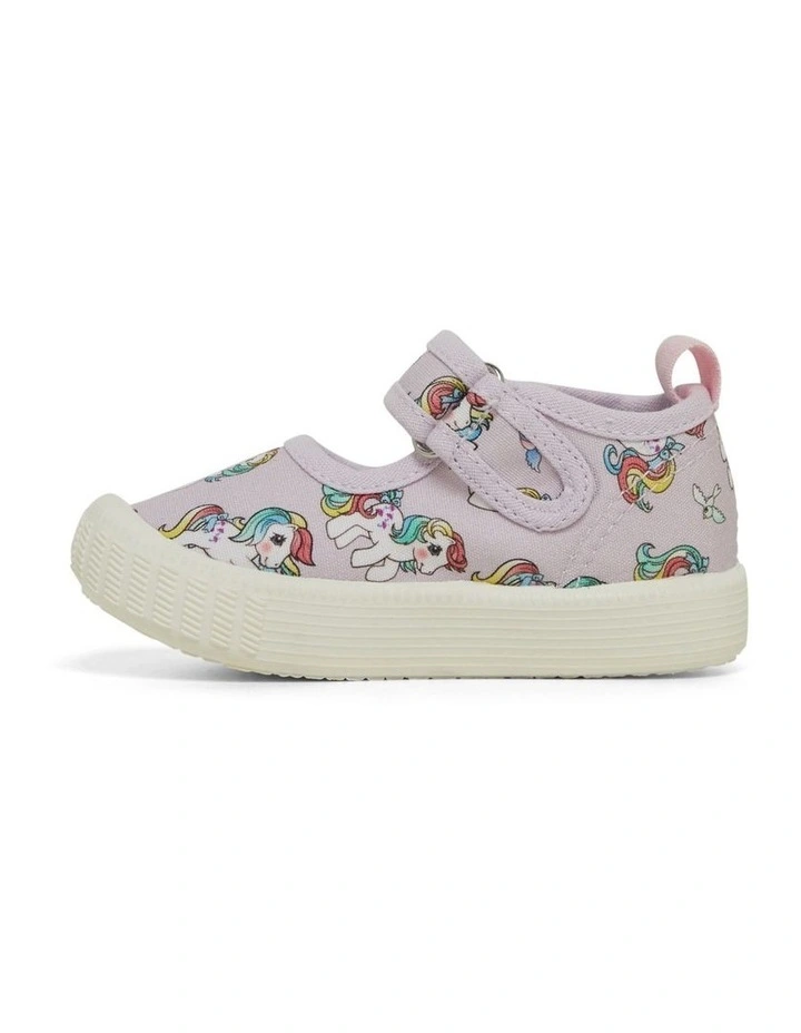 My Little Pony Print Classic Mary Jane Shoes In Lilac image 2