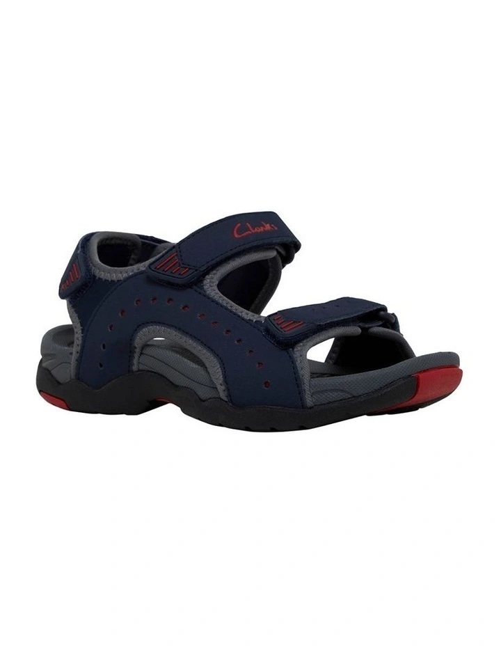 Terry Sandals In Navy image 4