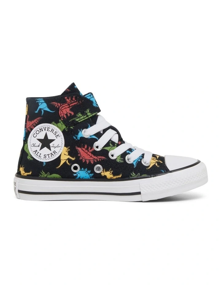 Chuck Taylor All Star Hi Dinosaurs Youth Sneakers in Black image 1