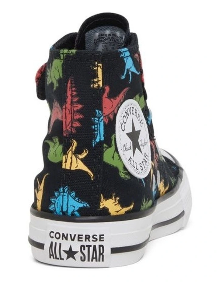 Chuck Taylor All Star Hi Dinosaurs Youth Sneakers in Black image 2