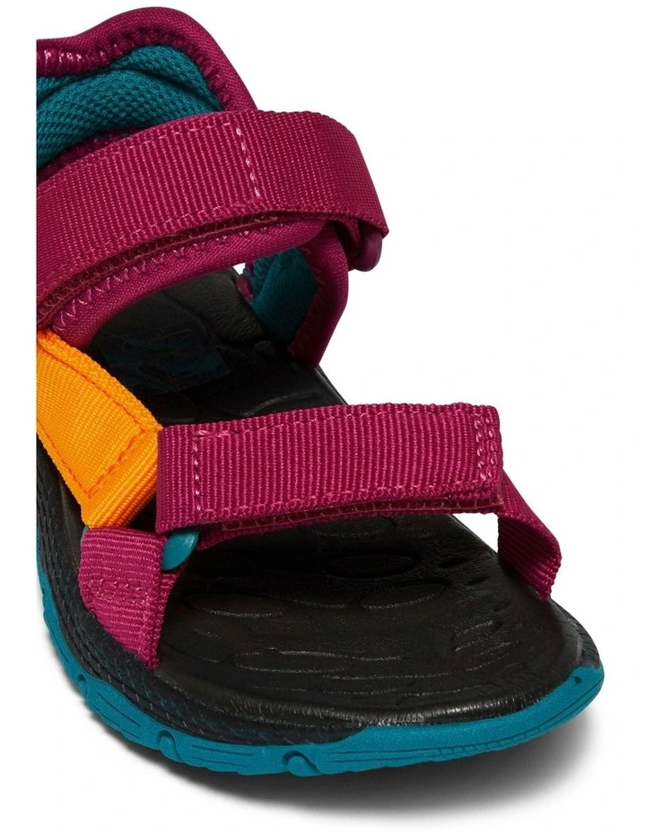Kahuna Web Sandals in Berry/Multi image 4
