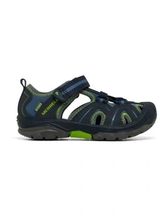 Hydro Sandals in Navy/Green