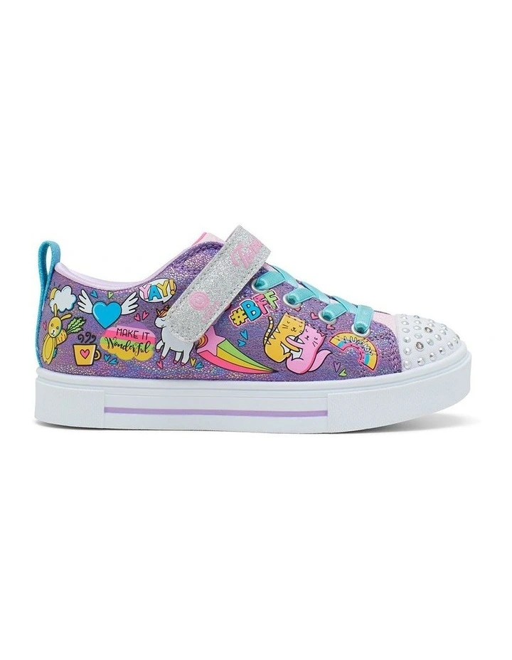 Twinkle Toes Magic Youth Sneakers in Purple image 1