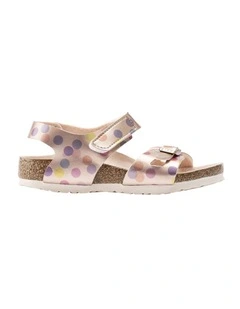 Colorado Narrow Dots  Sandals In Copper