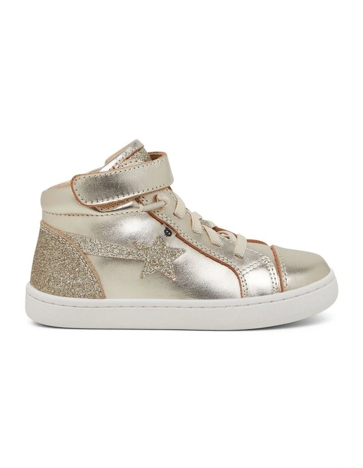 All In Hi Top Boots in Gold image 1
