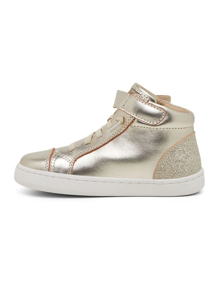 All In Hi Top Boots in Gold image 3