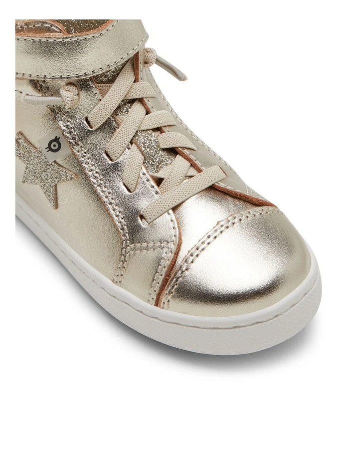 All In Hi Top Boots in Gold image 4