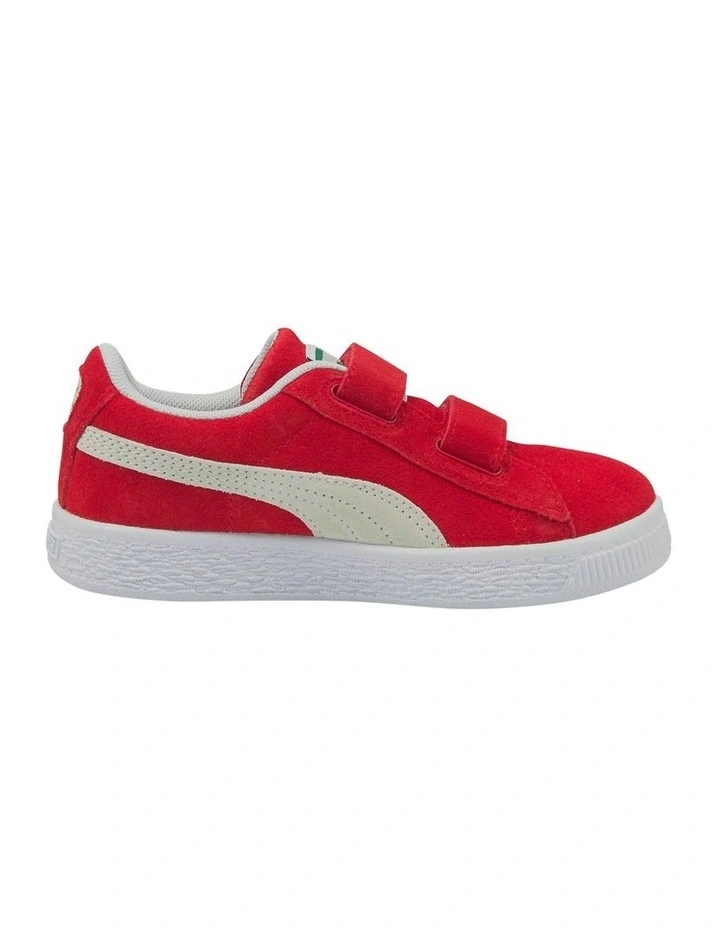 Suede Classic XXI Self-Fastening Pre School Sneakers in Red image 1