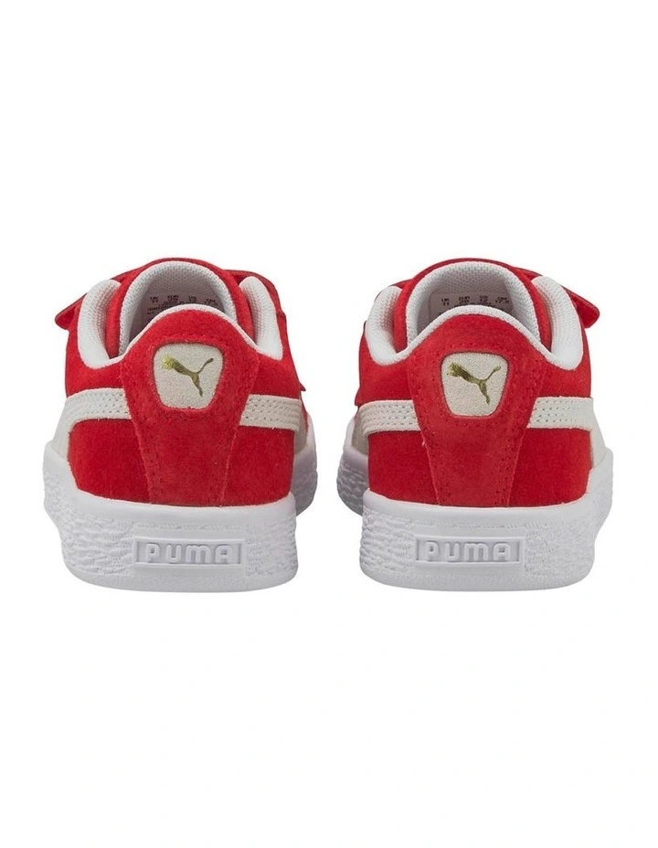 Suede Classic XXI Self-Fastening Pre School Sneakers in Red image 3