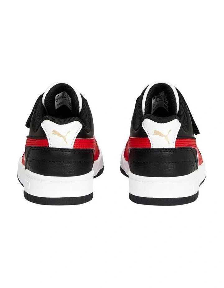 RBD Game Low Self-Fastening Pre-School Sneakers in White image 3