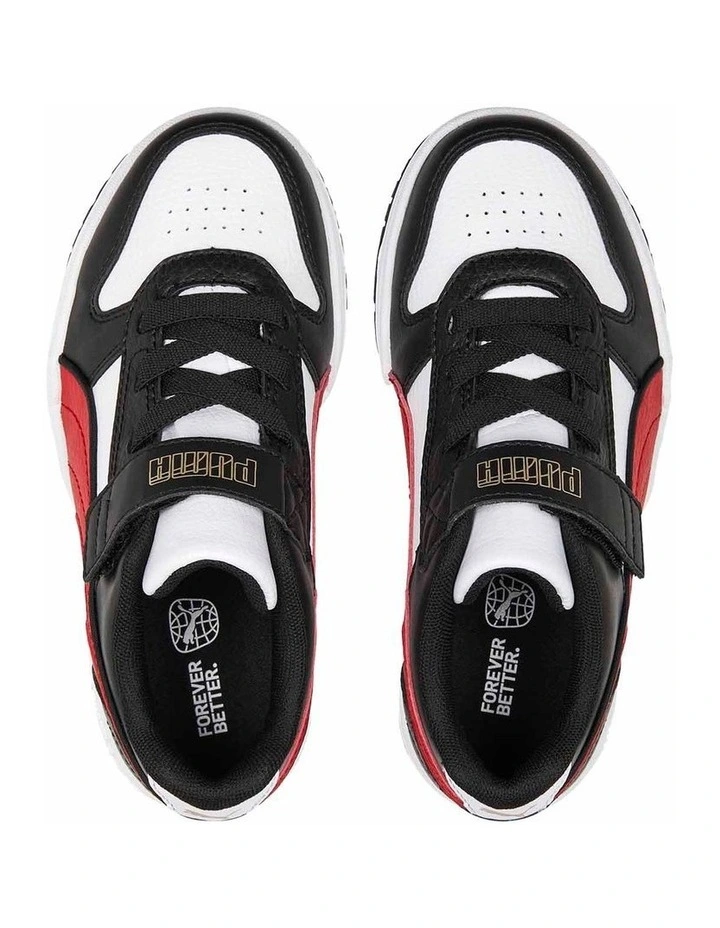 RBD Game Low Self-Fastening Pre-School Sneakers in White image 4