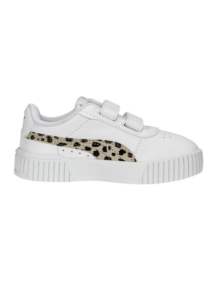 Carina 2.0 Animal Self-Fastening Infant Sneakers in White image 1