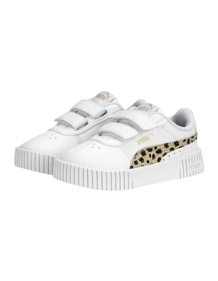 Carina 2.0 Animal Self-Fastening Infant Sneakers in White image 2