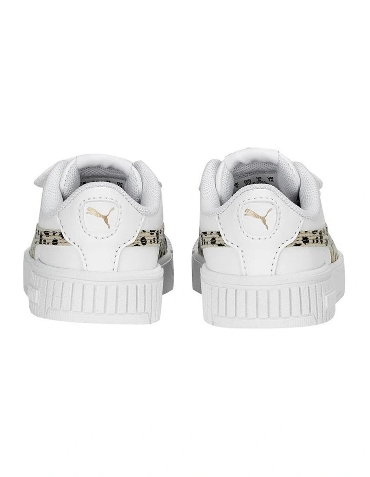 Carina 2.0 Animal Self-Fastening Infant Sneakers in White image 3