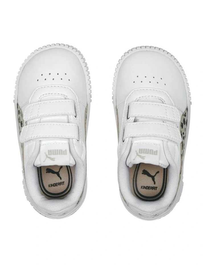 Carina 2.0 Animal Self-Fastening Infant Sneakers in White image 4