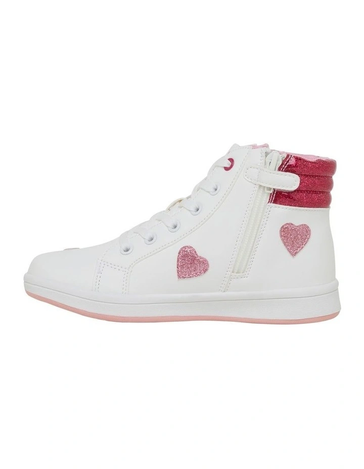 Dizzy Hi Sneakers in White image 2