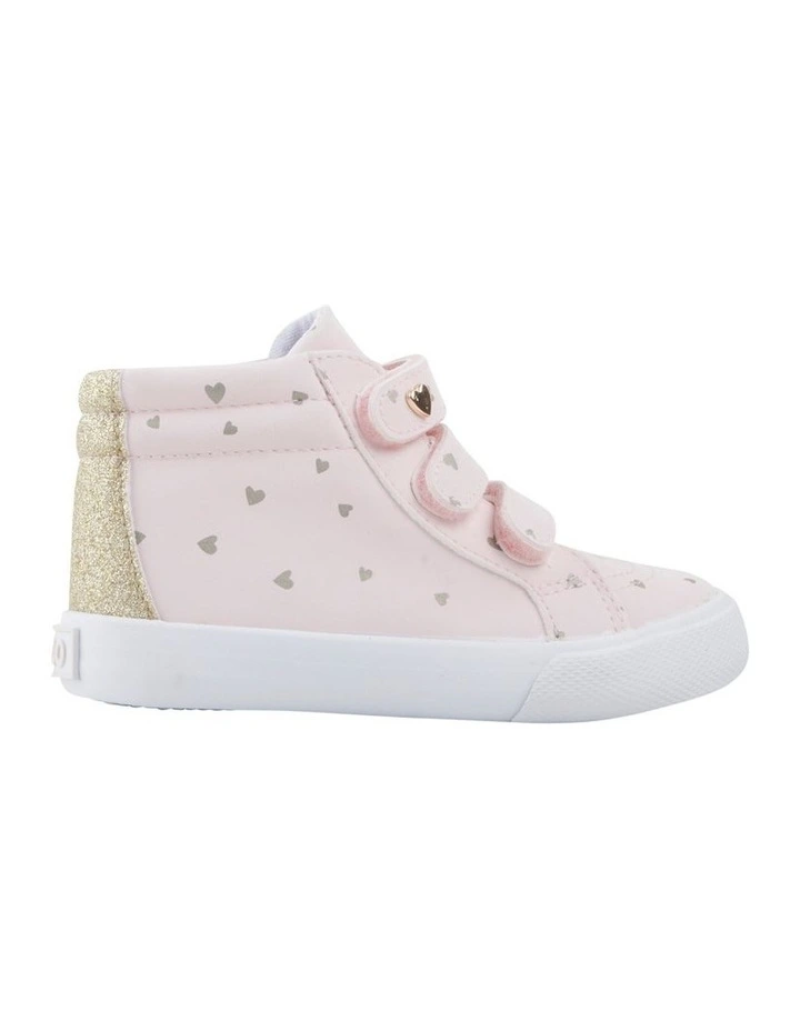 Mae Hi Top Sneakers in Pink image 1