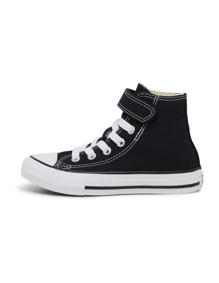 Chuck Taylor All Star 1V Easy-On Hi Youth Sneakers in Black image 3