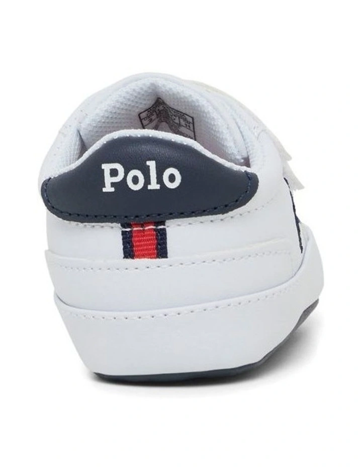 Heritage Court II Ez Pre walker Shoes in White/Navy image 2