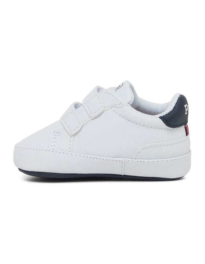 Heritage Court II Ez Pre walker Shoes in White/Navy image 3
