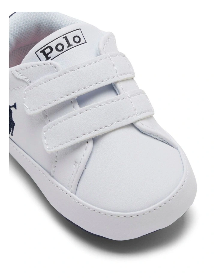 Heritage Court II Ez Pre walker Shoes in White/Navy image 4