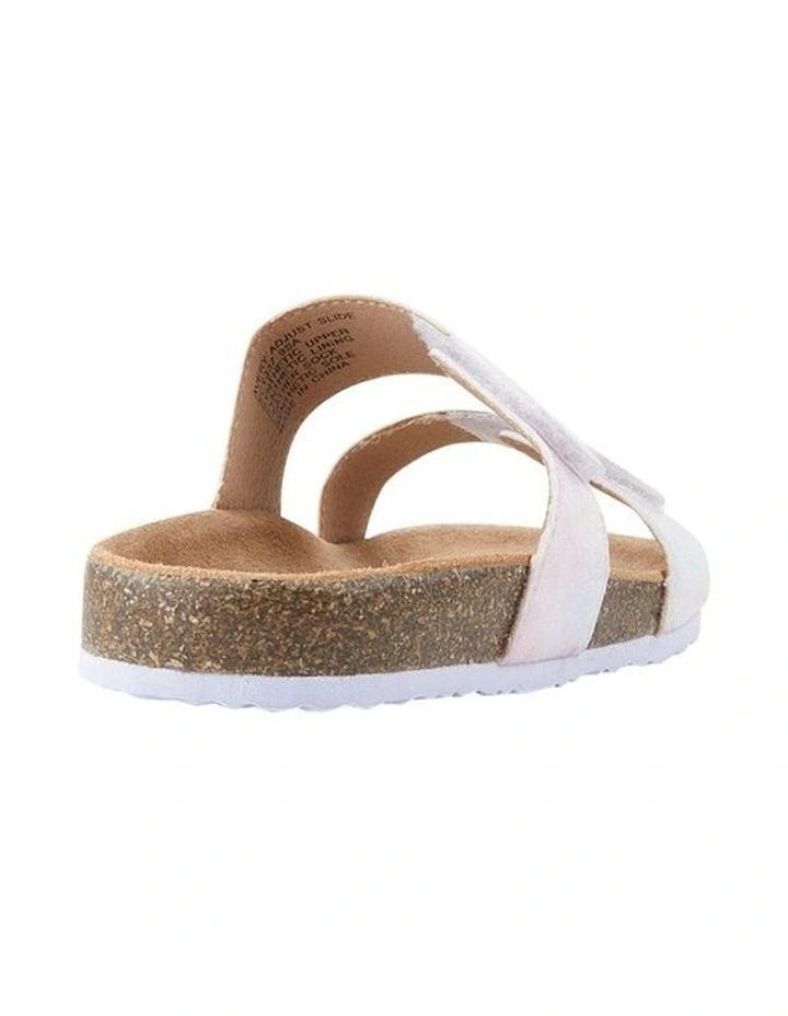 Avery Adjust Slide Sandals in Pastel Rainbow image 3