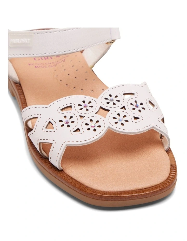 Dalia Flower 4205 Sandals in White image 4
