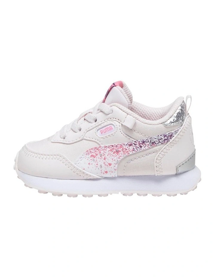 Rider Fv Starry Elastic Lace Infant Sneakers in Pink image 2