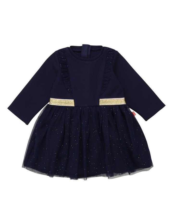 Billieblush Milano Glitter Mesh Dress