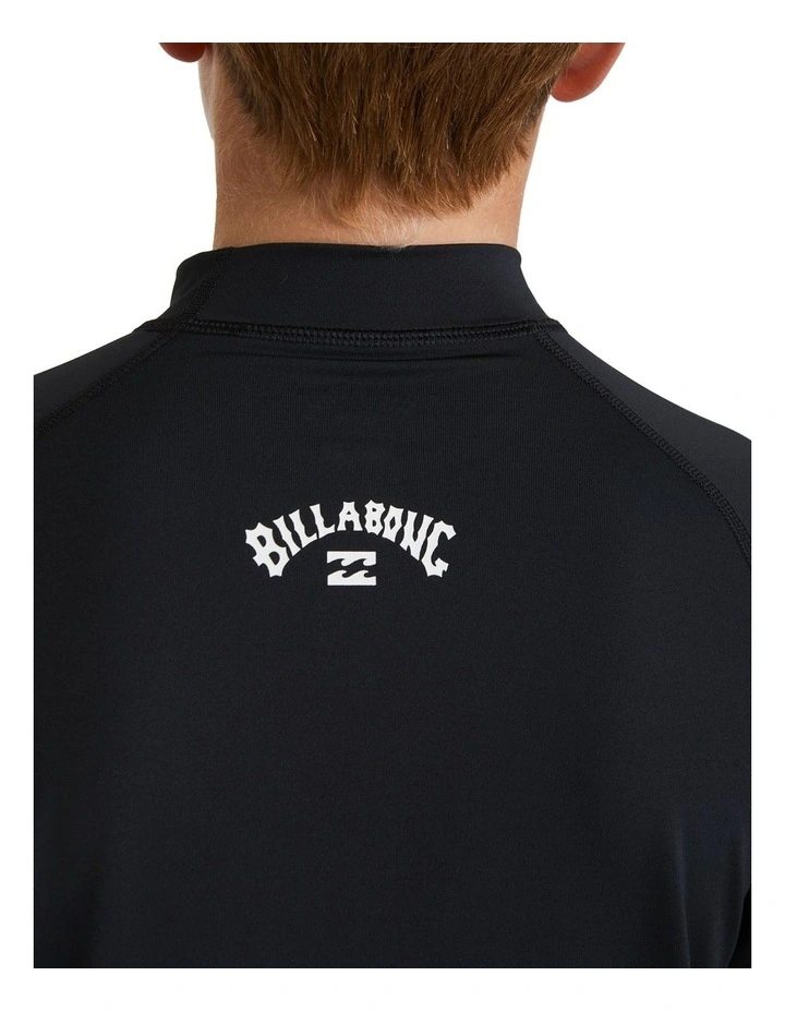 All Day Arch Rash Vest in Black image 4