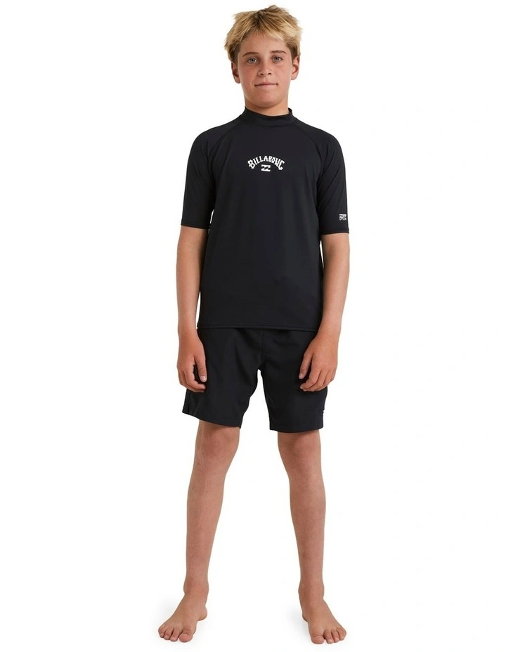 All Day Arch Rash Vest in Black image 5