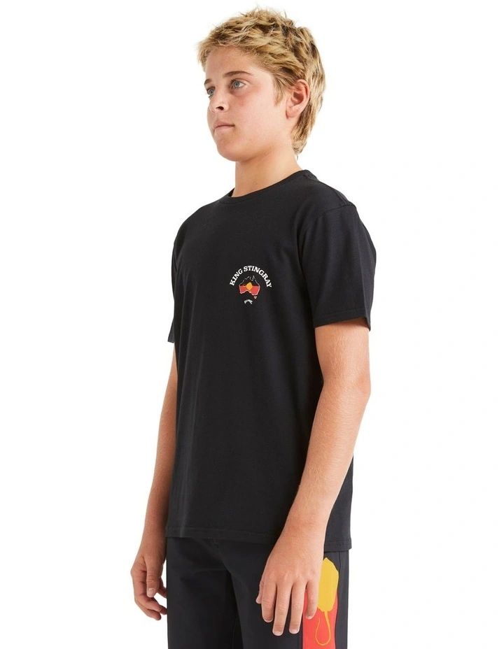 King Stingray Australia T-shirt in Black image 3